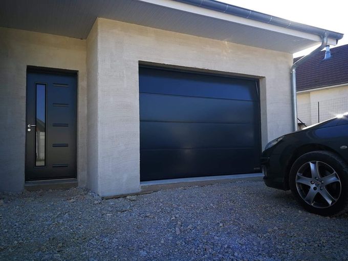 Porte d'entrée Acier Bel'm - Modèle Impala / Porte de garage sectionnelle Tubauto